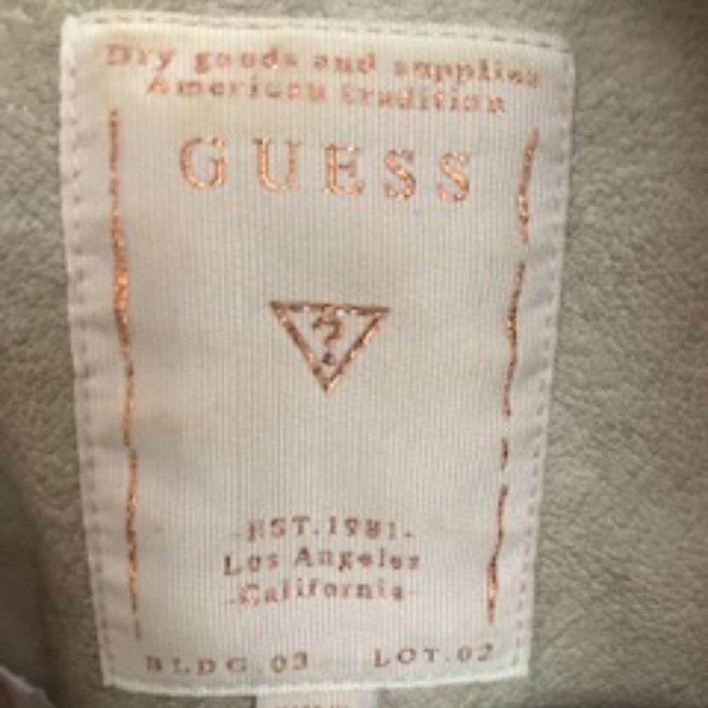 Guess Faux Fur High Pop CollarJacket - Picture 10 of 14
